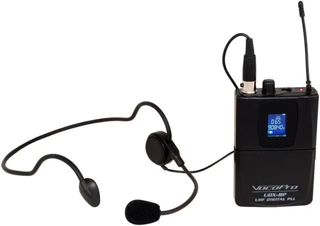 Main image of VOCOPRO | UDX-BP Professional Digital PLL Wireless Bodypack Transmitter with Headset Microphone
