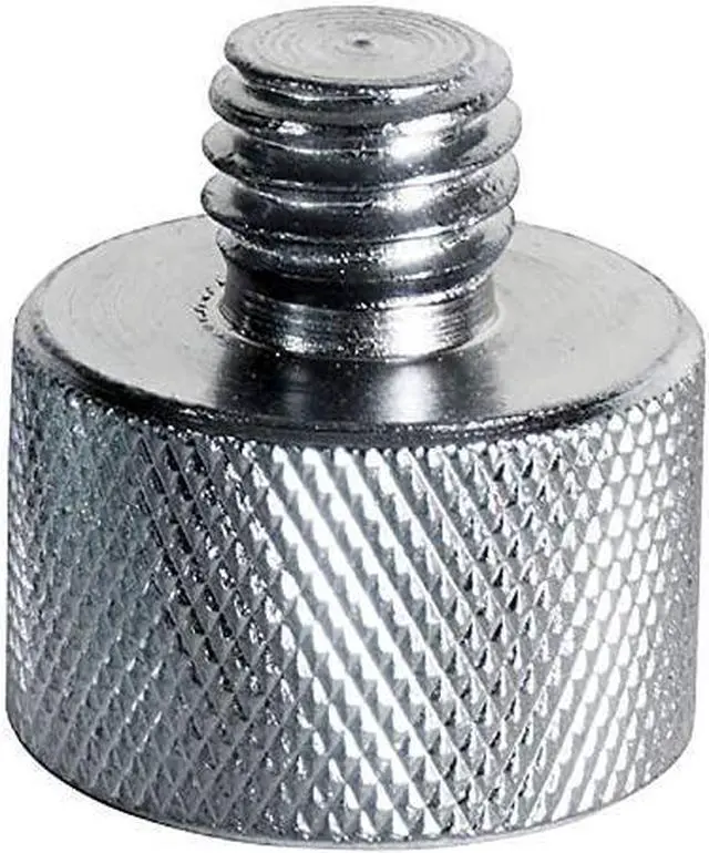 Alt view image 6 of 8 - 3/8" Male to 5/8" Female Mic Screw Adapter