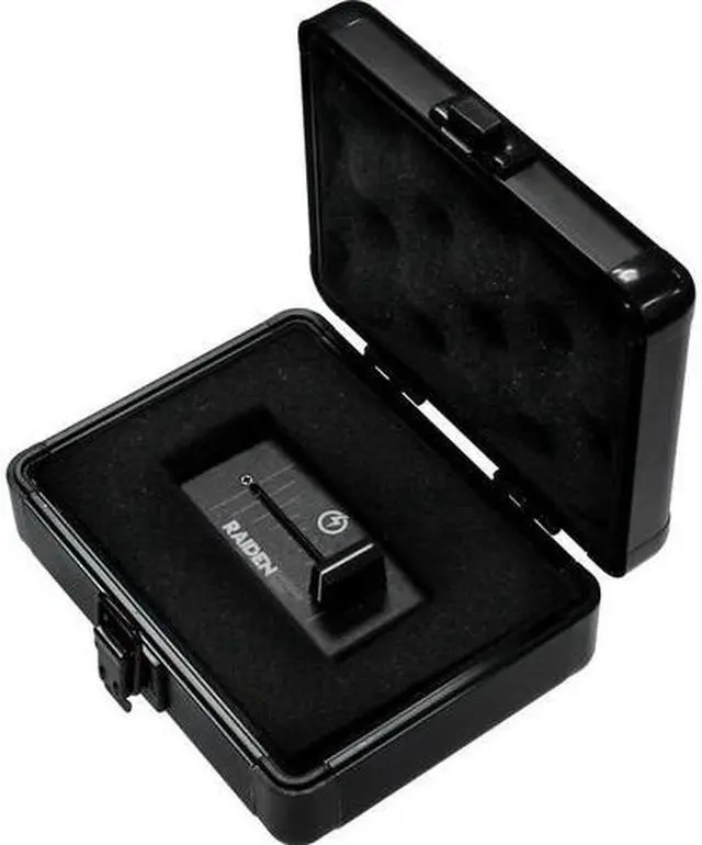 Alt view image 7 of 13 - KROM COMPACT UTILITY ACCESSORY CASE IN BLACK WITH CUSTOMIZABLE INTERIOR DICED FOAM - FITS UP TO TWO PORTABLE DJ FADERS - 5" X 3" X 1.5" INTERIOR