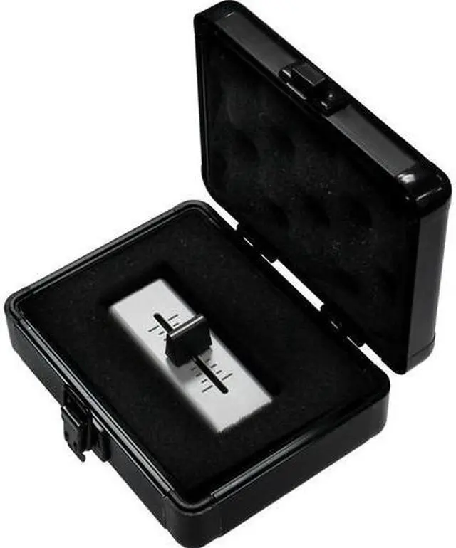 Alt view image 9 of 13 - KROM COMPACT UTILITY ACCESSORY CASE IN BLACK WITH CUSTOMIZABLE INTERIOR DICED FOAM - FITS UP TO TWO PORTABLE DJ FADERS - 5" X 3" X 1.5" INTERIOR