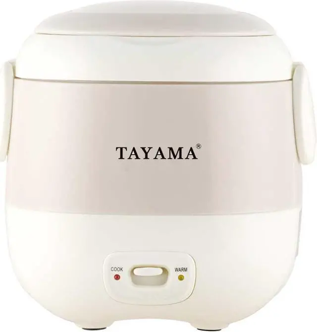 Alt view image 2 of 7 - Tayama TMRC-03 1.5 Cup Portable Mini Rice Cooker, White