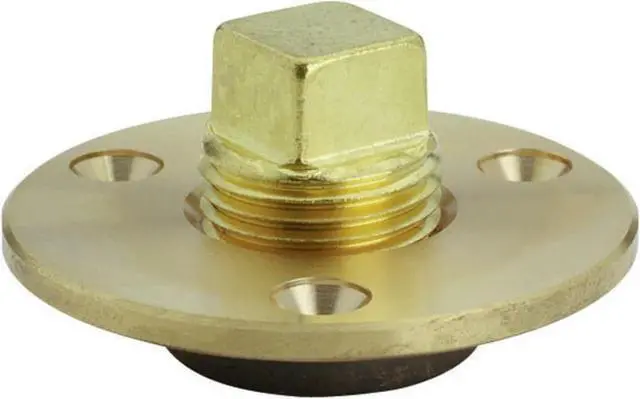 Alt view image 2 of 5 - Attwood Garboard Drain Plug Cast Bronze