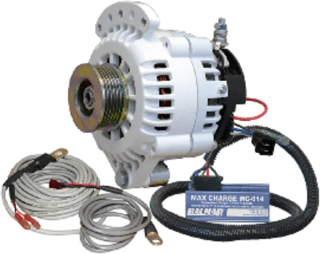 Main image of Balmar 621 Series 120A Kit w/MC-614 Regulator, T-Sensor, K6 Pulley, Single Foot & Mounting Hardware