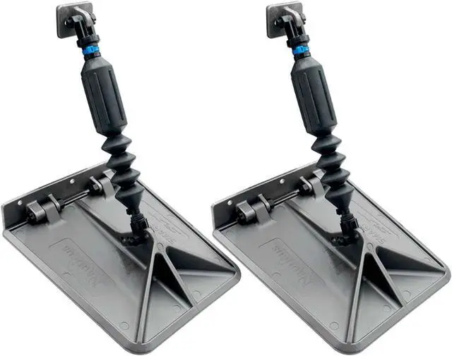 Alt view image 2 of 5 - Nauticus SX 9.5 x 10 Smart Tabs 18-22 Boats w/80lb Actuators - 150-240HP - Gunmetal Grey