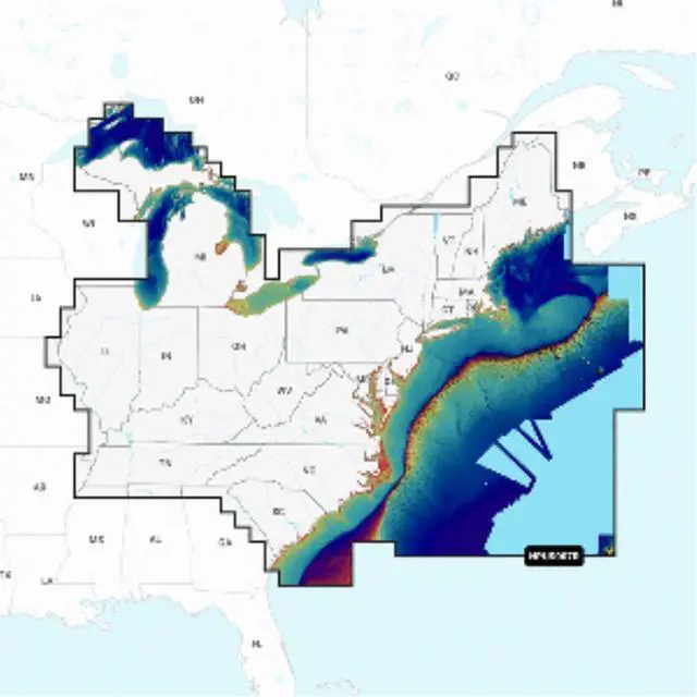 Main image of Navionics Platinum+ NPUS007R - U.S. East