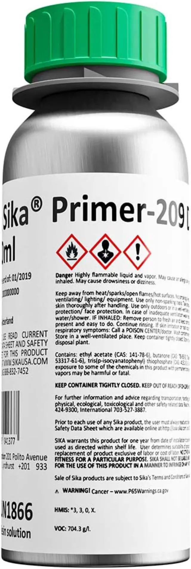Alt view image 2 of 4 - Sika Primer-209 D Black 250ml Bottle