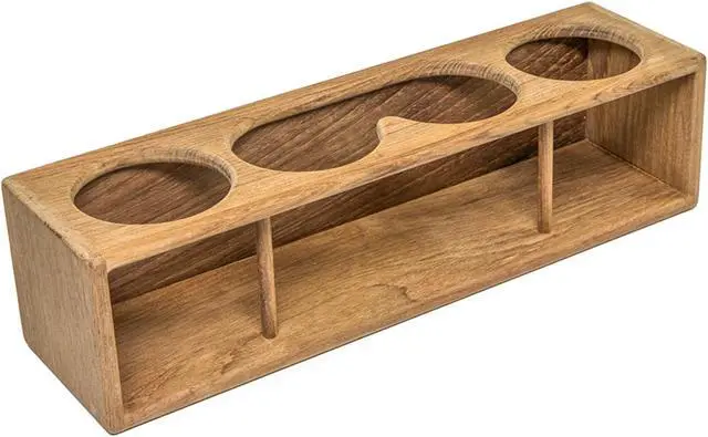Alt view image 2 of 5 - Whitecap Four Drink/Binocular Rack - Teak