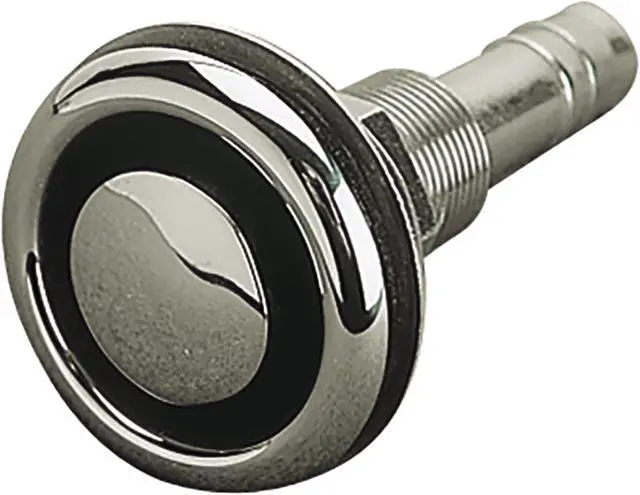 Alt view image 5 of 5 - Sea-Dog Stainless Steel Flush Mount Gas Tank Vent 5/8" Hose - Straight