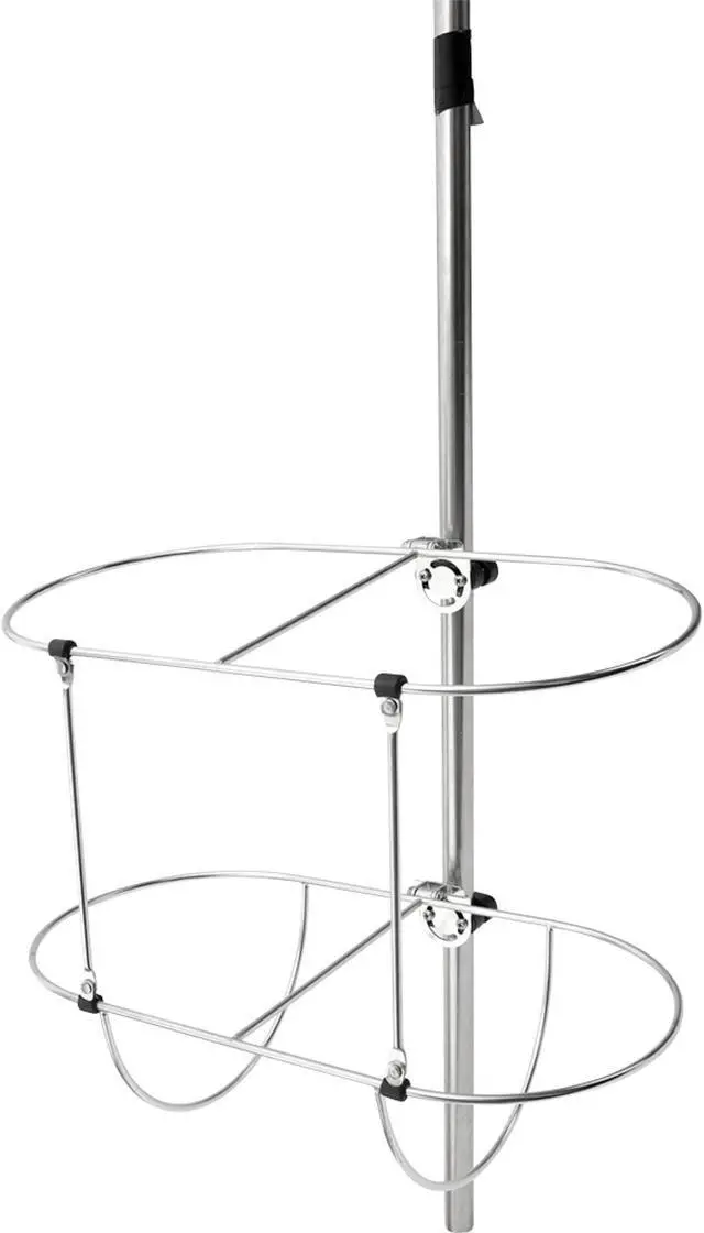 Alt view image 3 of 3 - Sea-Dog Rail Mount Stainless Steel Fender Holder Dual - 9.5"