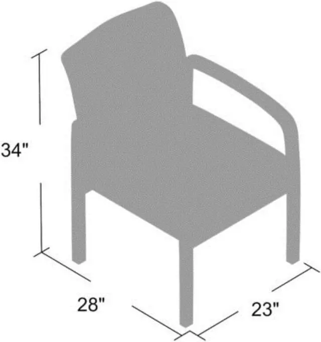 Alt view image 5 of 6 - Boss NTR (No Tools Required) Guest Chair
