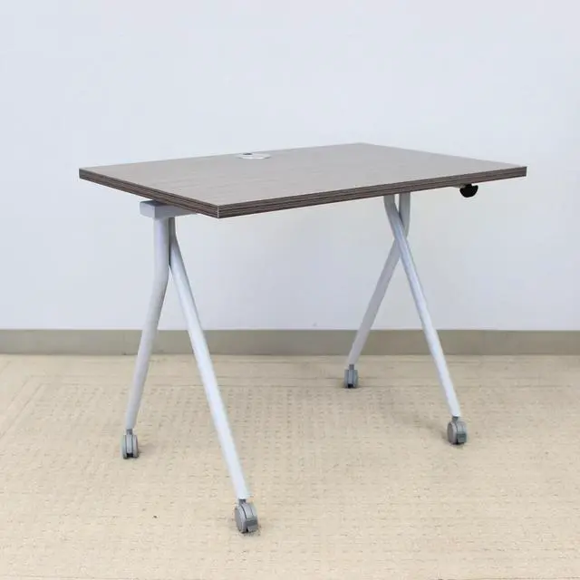 Alt view image 2 of 4 - Boss 36 Inch Flip Top Training Table, Driftwood