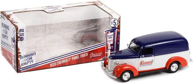 Alt view image 3 of 8 - 1939 Chevrolet Panel Truck "Summit Racing Equipment" "Running on Empty" Series 5 1/24 Diecast Model by Greenlight