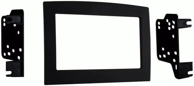 Alt view image 16 of 17 - Metra 95-6528B Black Double DIN Dash Kit for Select Dodge Ram 1500/2500/3500
