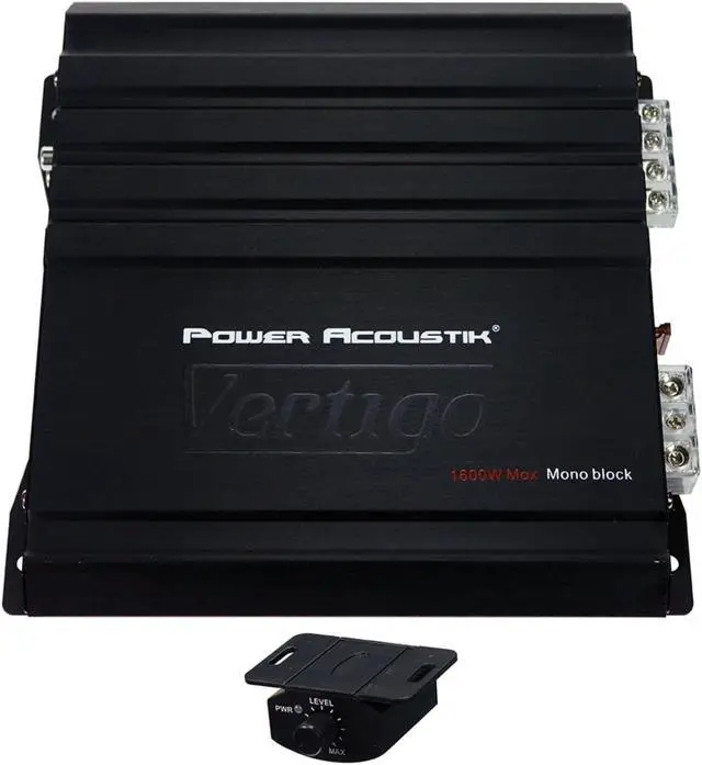 Alt view image 3 of 8 - Power Acoustik Monoblock Amplifier, 1600W Max