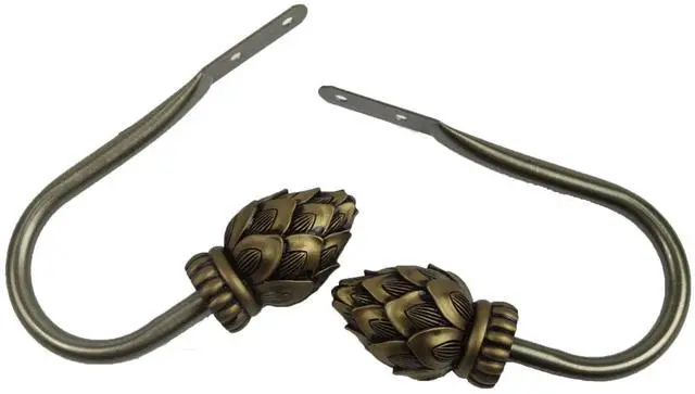 Main image of Tilia Holdback Pair - Antique Brass