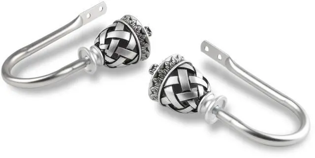 Main image of Araceli Holdback Pair - Satin Nickel