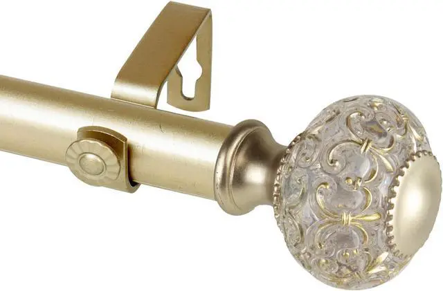 Main image of Elyse Curtain Rod 1" OD 48-84 inch  - Gold