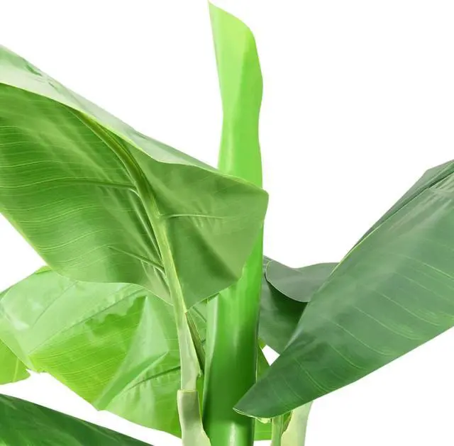 Alt view image 3 of 12 - vidaXL Artificial Banana Tree with Pot 118.1" Green