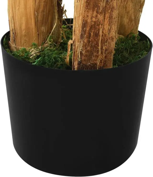 Alt view image 5 of 12 - vidaXL Artificial Banana Tree with Pot 118.1" Green
