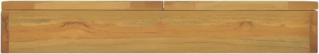 Alt view image 6 of 16 - vidaXL Mirror Cabinet 23.6"x3.9"x15.7" Solid Wood Teak