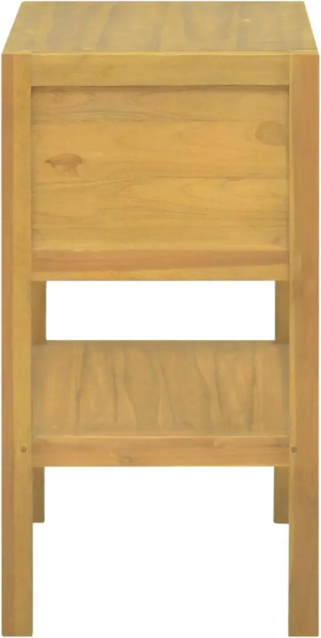 Alt view image 4 of 18 - vidaXL Bathroom Cabinet 23.6"x15.7"x29.5" Solid Wood Teak
