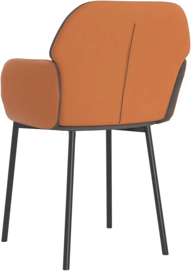 Alt view image 13 of 15 - vidaXL Dining Chairs 2 Pcs for Living Room Light Gray Fabric and Faux Leather