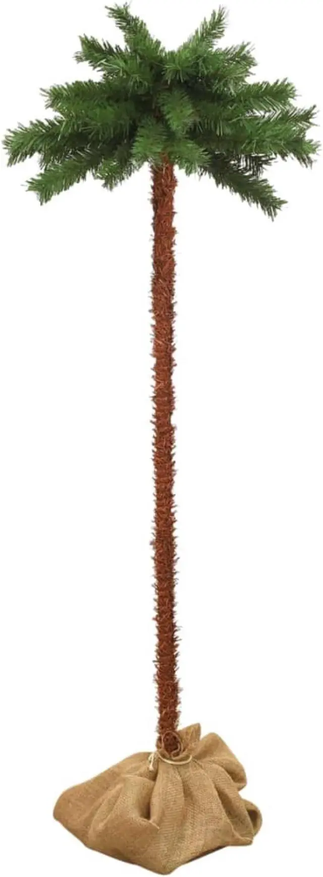 Alt view image 2 of 16 - vidaXL Artificial Palm Tree with LEDs 70.9"