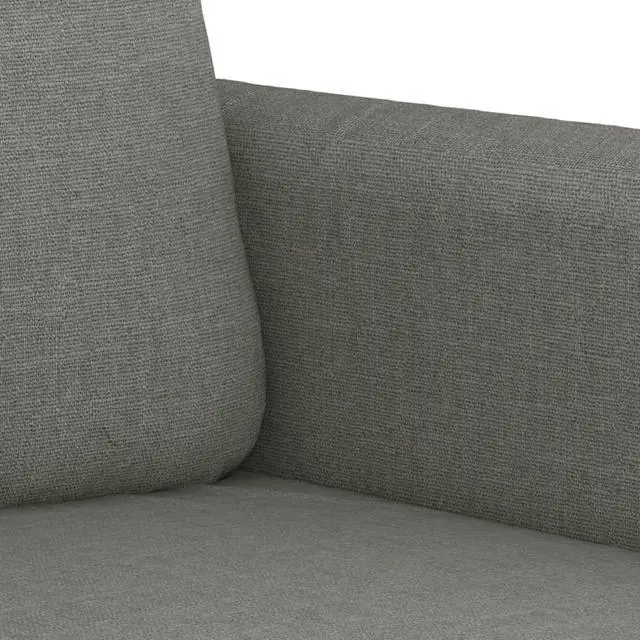 Alt view image 6 of 15 - vidaXL 2-Seater Sofa Dark Gray 55.1" Fabric