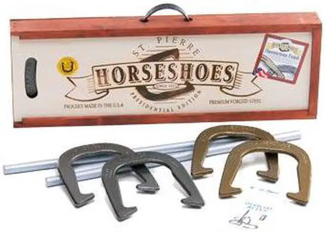 Alt view image 5 of 5 - St. Pierre American Presidential Edition Horseshoes Set