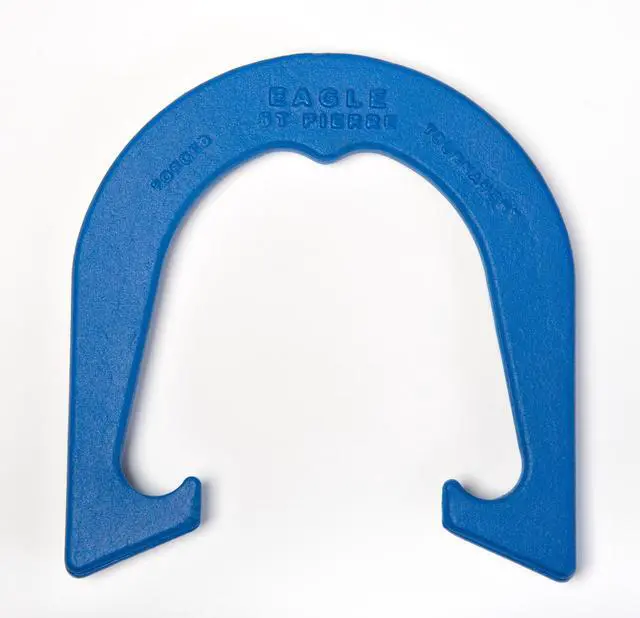 Alt view image 2 of 3 - St Pierre Sports Eagle Tournament Horseshoe (1-Pair), Blue