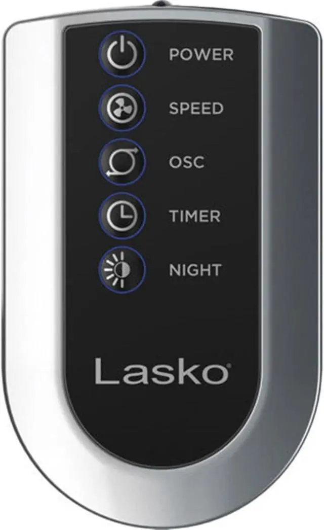 Alt view image 11 of 15 - Lasko 43" Wind Curve Nighttime Setting Tower Fan with Remote Control, Silverwood