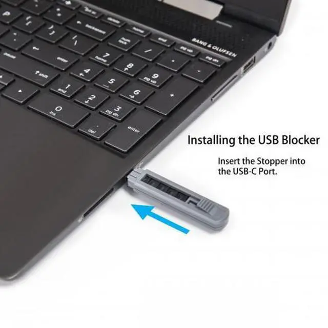 Alt view image 16 of 17 - 6 Piece USB-C Type-C Port Blocker with Removal Tool