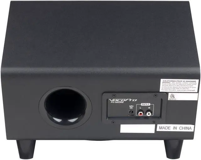 Alt view image 3 of 7 - VOCOPRO 100W 2.1POWERED SPEAKER W B WOF