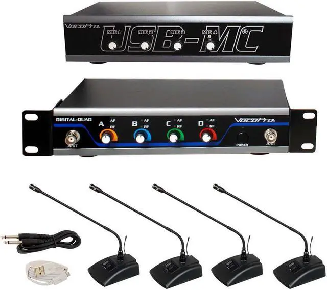Alt view image 2 of 2 - VOCOPRO WIRELESS MICROPHONE/USB INTER PK