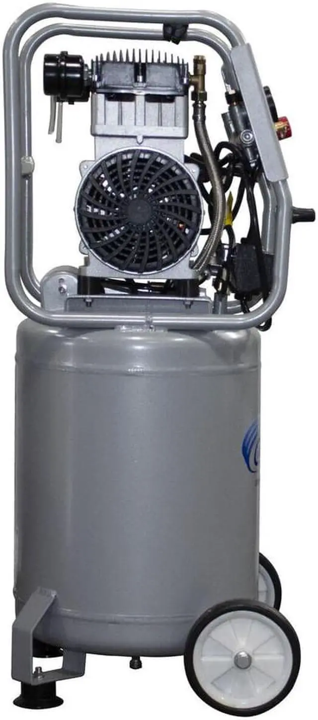 Alt view image 3 of 9 - California Air Tools 10020AC Ultra Quiet  & Oil-Free  2.0 Hp, 10.0 Gal. Aluminum Tank Air Compressor