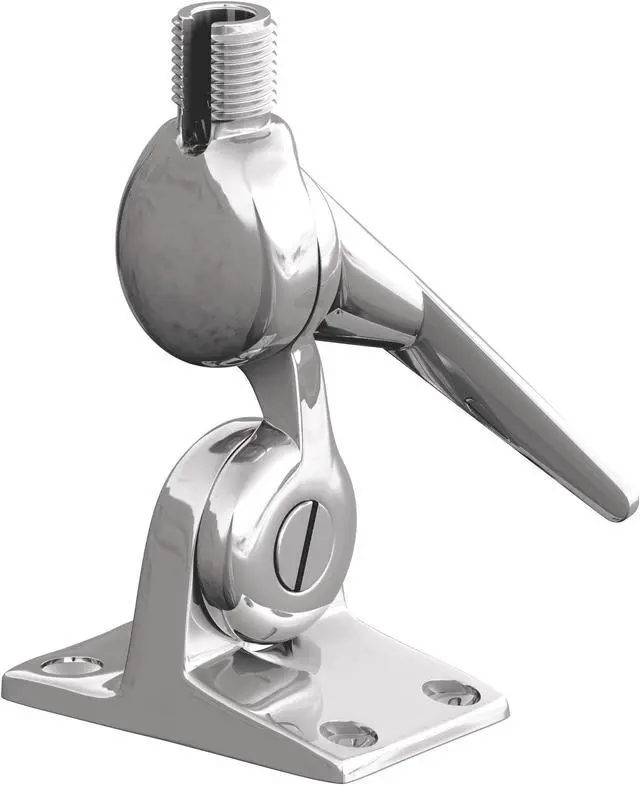 Alt view image 3 of 6 - SHAKESPEARE RATCHET MOUNT 5187 STAINLESS STEEL SLEEK & CLASSY