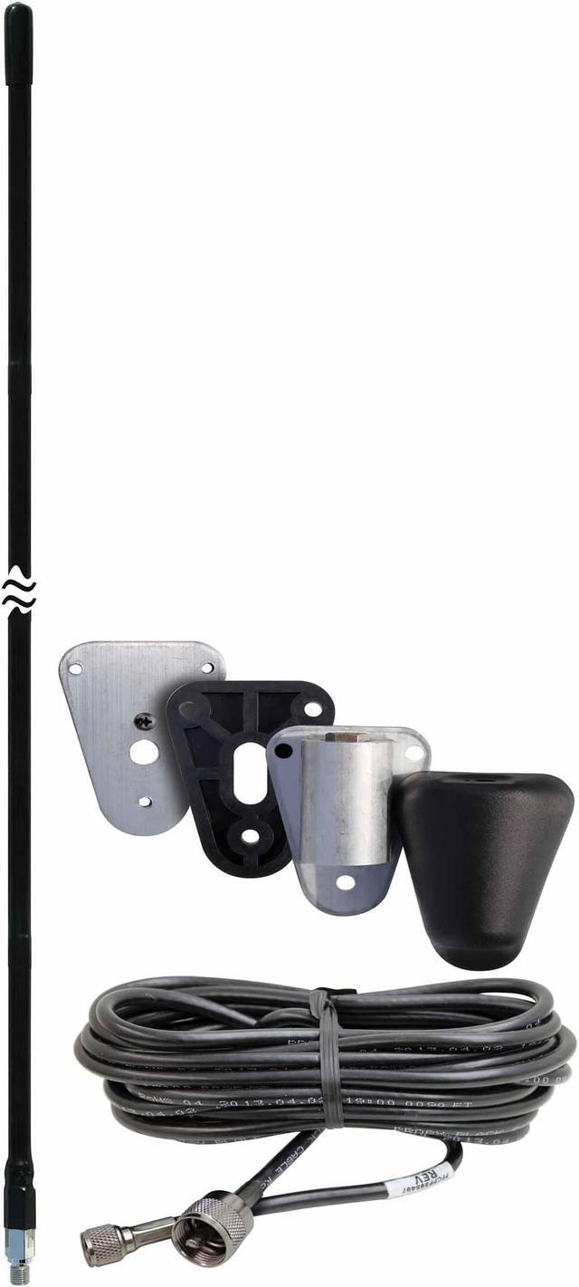 Alt view image 2 of 2 - ProComm - FLCB 5K - Procomm - Freightliner Cascadia Rear Cab Mount Cb Antenna Kit