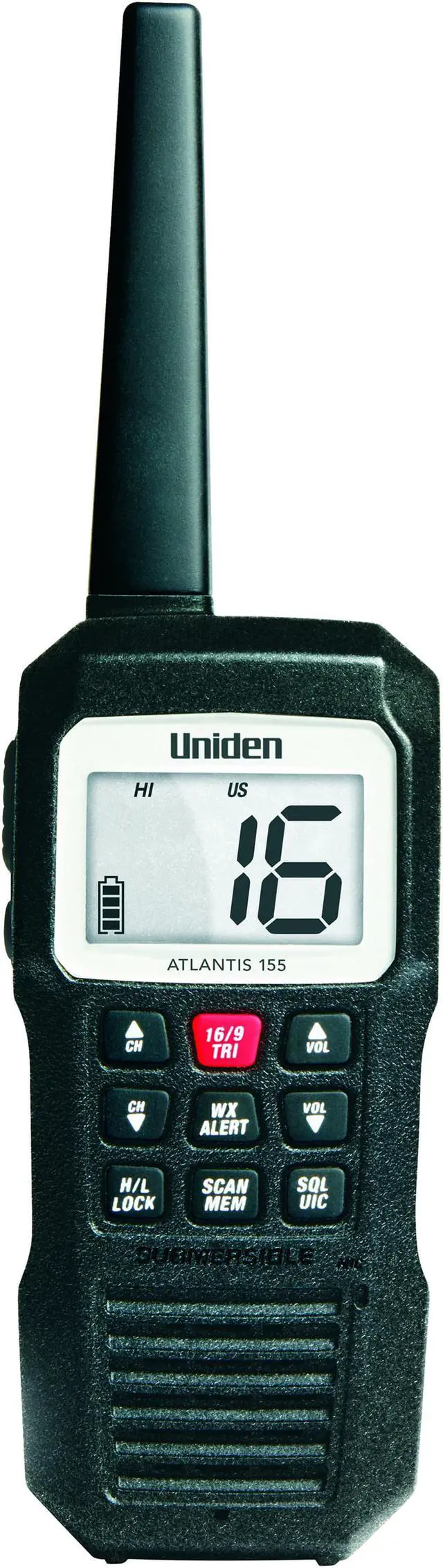 Alt view image 17 of 19 - UNIDEN Handheld 2-Way VHF Marine Radio Floating ATLANTIS 155