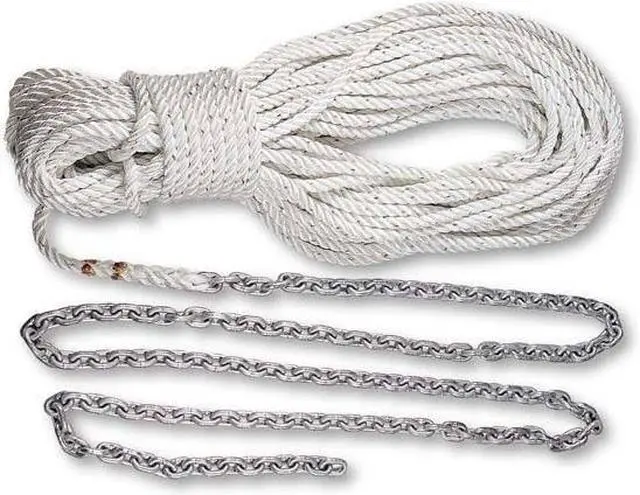 Alt view image 3 of 3 - LEWMAR 10' 1/4 G4 CHAIN W/150' 1/2 ROPE