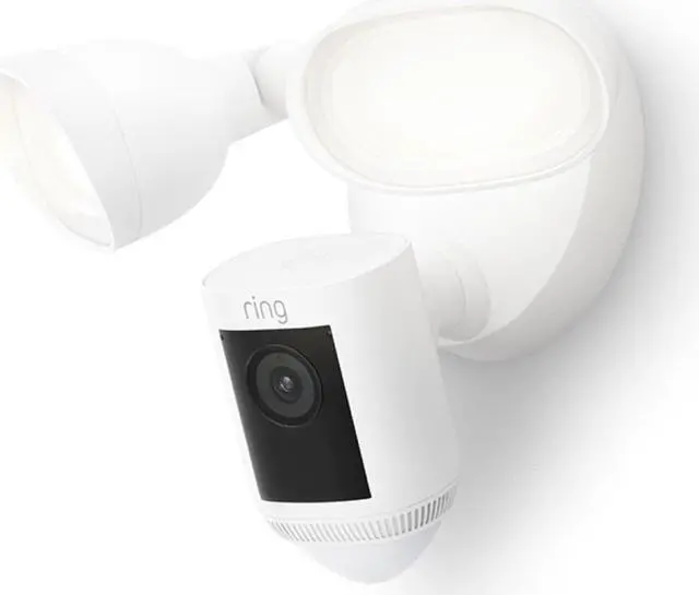 Alt view image 12 of 20 - Ring B08FCWRXQR Floodlight Camera Wired Pro - 1920 x 1080 - 2 MP - 2000 Lumen - LED - Wi-Fi - 2.4 GHz - 5 GHz - Color Night Vision - Motion Detection - 100 to 240 Volts AC - White