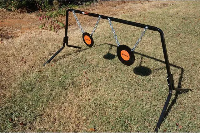 Alt view image 12 of 15 - VIKING SOLUTIONS VKS-VGT810 8 & 10 STEEL GONGS TARGET SET