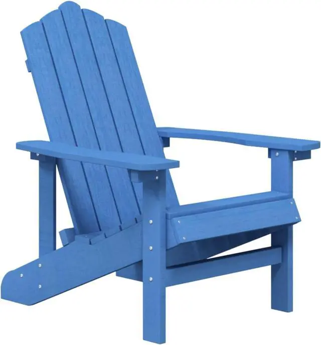 Main image of vidaXL Patio Adirondack Chair HDPE Aqua Blue