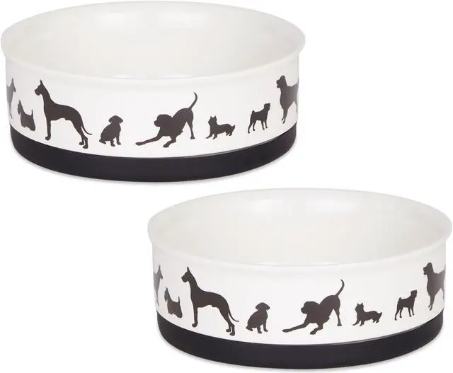 Main image of DII Pet Bowl Dog Show Medium 6Dx2H (Set of 2)