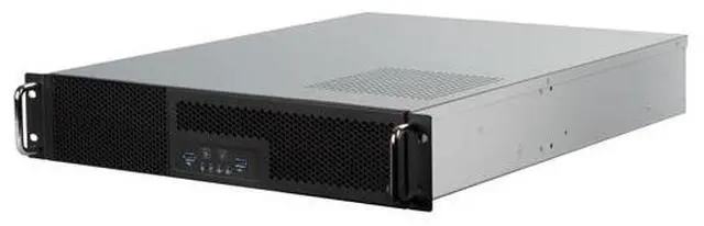 Alt view image 3 of 4 - Silverstone RM23-502 2U dual 5.25" Drive Bay ATX Rackmount Industrial Storage Server Chassis with USB 3.1 Gen1 interface