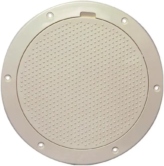 Alt view image 6 of 7 - Beckson 6" Non-Skid Pry-Out Deck Plate - Beige