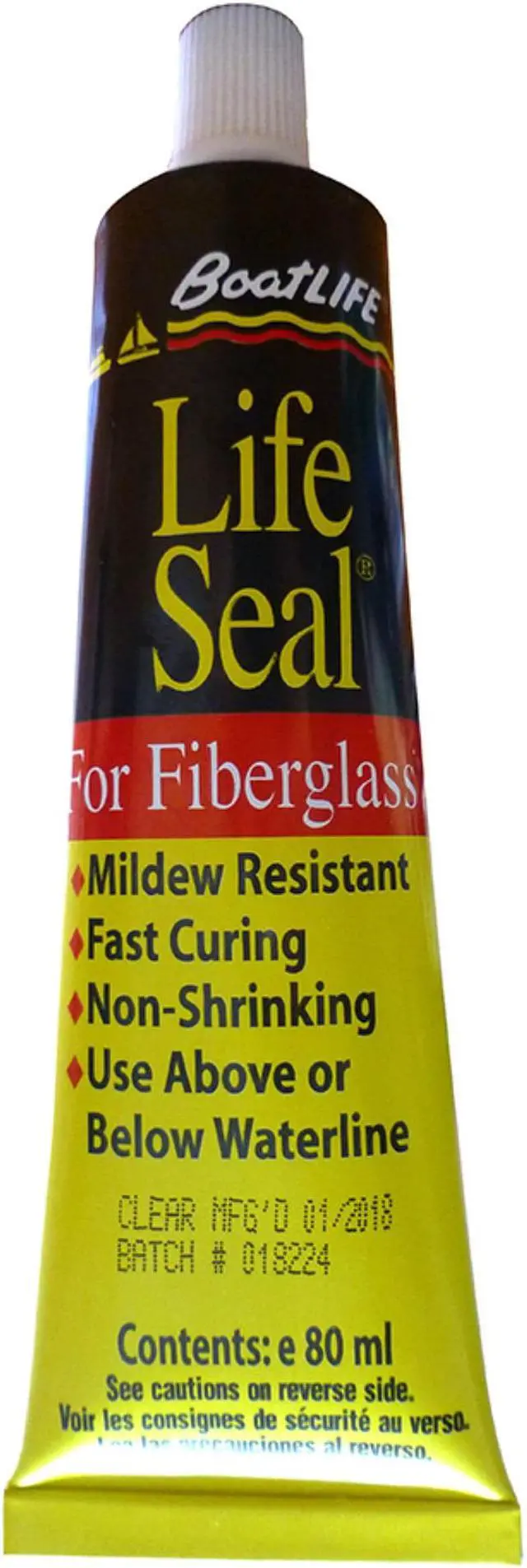 Alt view image 9 of 9 - BOATLIFE 1160 LIFESEAL SEALANT TUBES 2.8 FL. OZ CLEAR