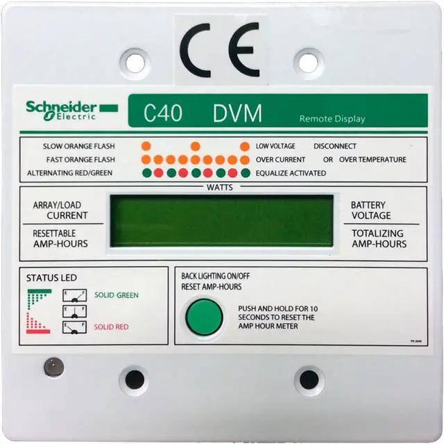 Alt view image 6 of 9 - Xantrex C-Series Digital Remote W/50' Cable