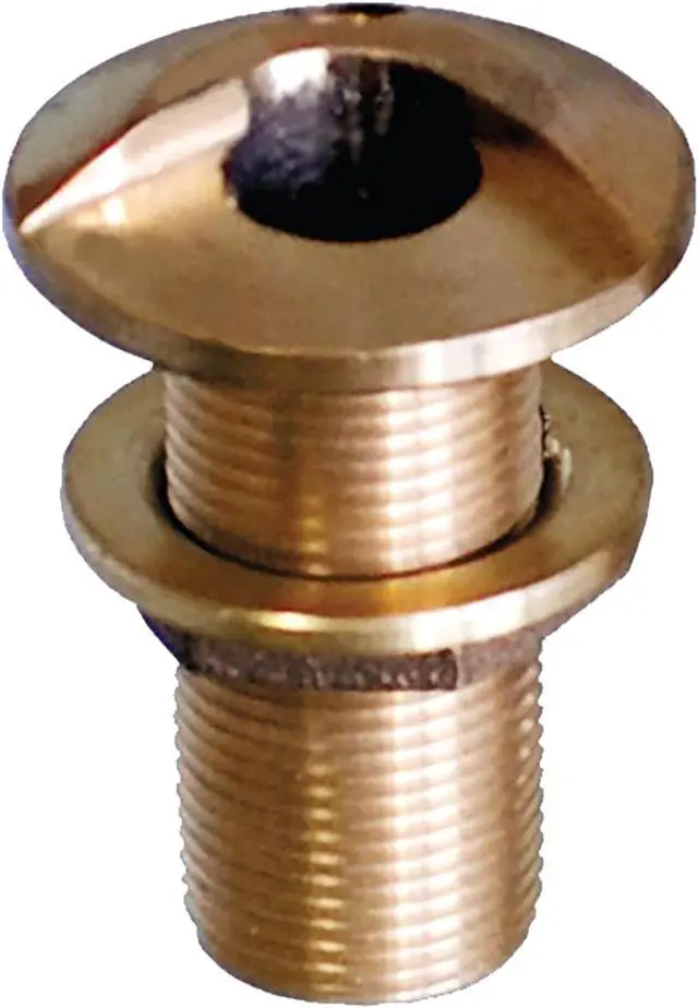 Alt view image 3 of 4 - GROCO 2" Bronze High Speed Thru-Hull Fitting w/Nut
