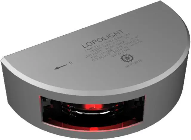 Alt view image 2 of 4 - Lopolight Port SideLight - Vertical Mount - Aluminum Housing - 1nm/. [101-002]