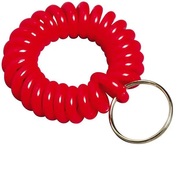 Alt view image 4 of 4 - Baumgartens Wrist Coil Key Chain, Translucent Assorted KC7000